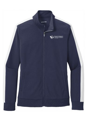 Sport tek ladies best sale tricot track jacket