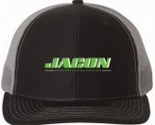 Richardson - Snapback Trucker Cap - 112 Black/Charoal