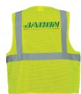 FrogWear HV - High-Visibility Lightweight Mesh Polyester Safety Vest GLO-001