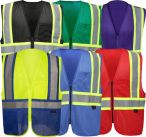 ENHANCED VISIBILITY MULTI-COLOR VEST