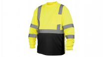 Pyramex RLTS31B Type R Class 3 Hi-Vis Lime Shirt