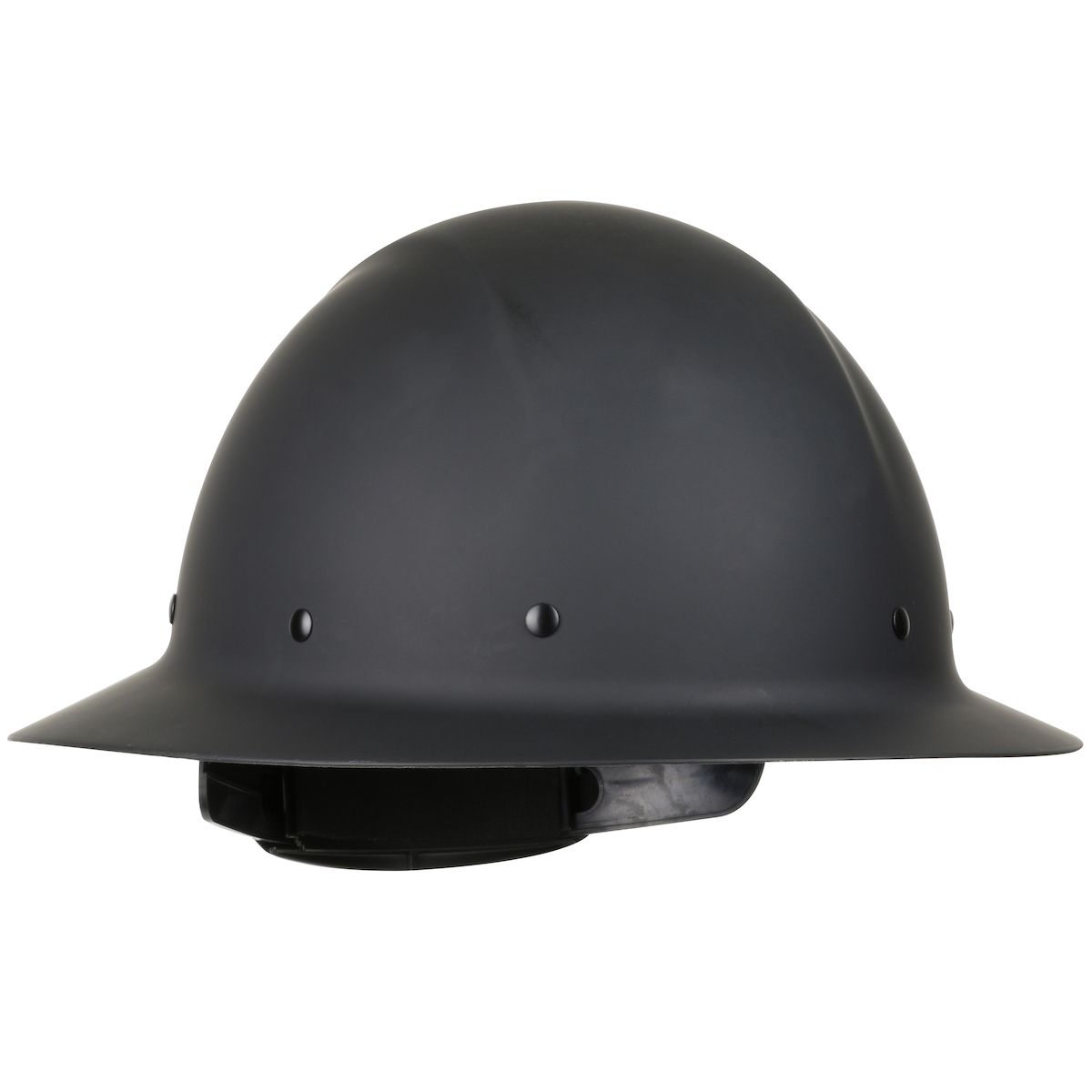 Dark Mahogany Wood Pyramex Full Brim Hard Hat Custom Hydro Dipped Safety Helmet 