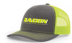 Richardson - Snapback Trucker Cap - 112 Charcoal/Neon Yellow
