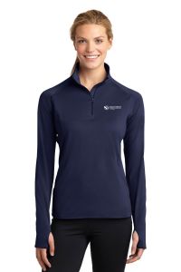 St. John's Church Parishwear LST850 Sport-Tek® Ladies Sport-Wick® Stretch 1/2-Zip Pullover with Embroidered Logo