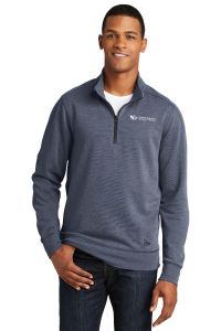 St. John's Church Parishwear NEA512 New Era® Tri-Blend Fleece 1/4-Zip Pullover with Embroidered Logo